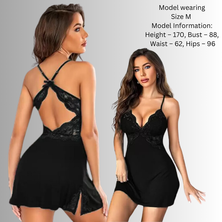 Women Lingerie Lace Chemise Sleepwear Babydoll Teddy Lingerie