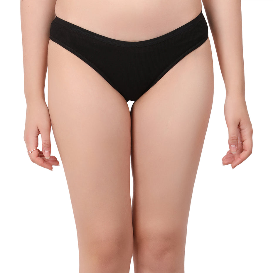 Set of 3 Cotton Underwear for Women Bikini Style