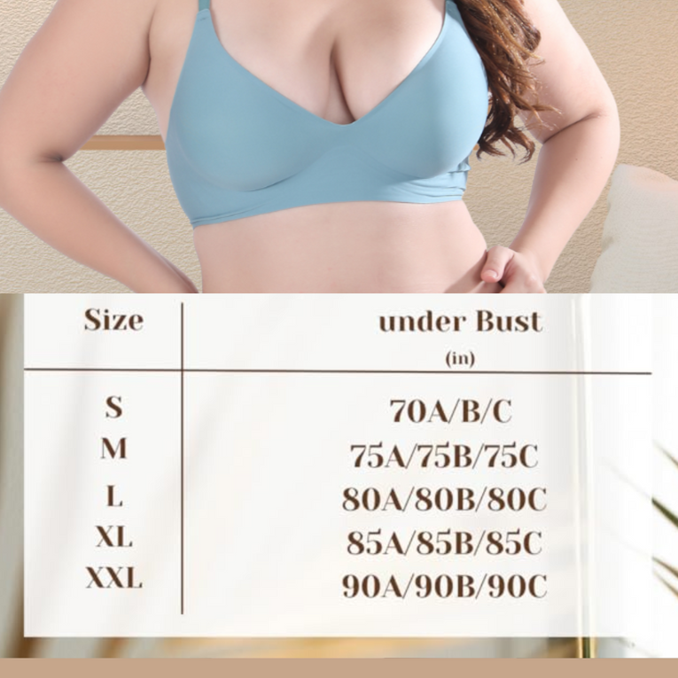 Pleasing Strings Wireless Push Up Comfort Shaping Bra for Women