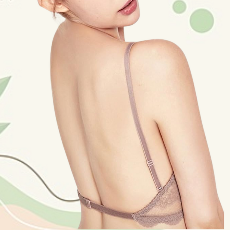 Women French Sexy U Back Wireless Bra