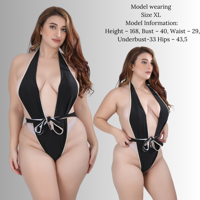 Women Cut Out High Rise Swimsuit